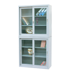 TG-A013|上下玻璃移门柜|柜子|铁皮柜|高柜|书柜