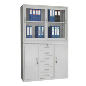 TG-A019|宽分体中六抽移门柜|柜子|铁皮柜|高柜|书柜