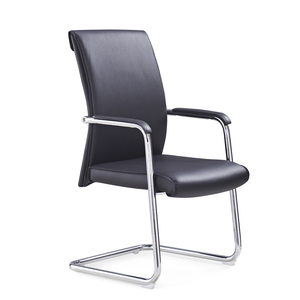 864C-BK||钢制弓形椅|办公椅|会议椅|会客椅|洽谈椅|椅子