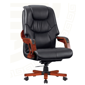 669H-HJ||木脚转椅|办公椅|班椅|经理椅|主管椅|职员椅|椅子