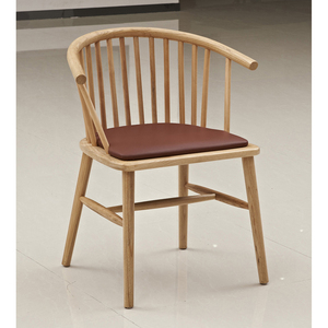 A19-HS|椅子|办公椅|洽谈椅|会议椅|休闲椅|四脚椅|实木椅